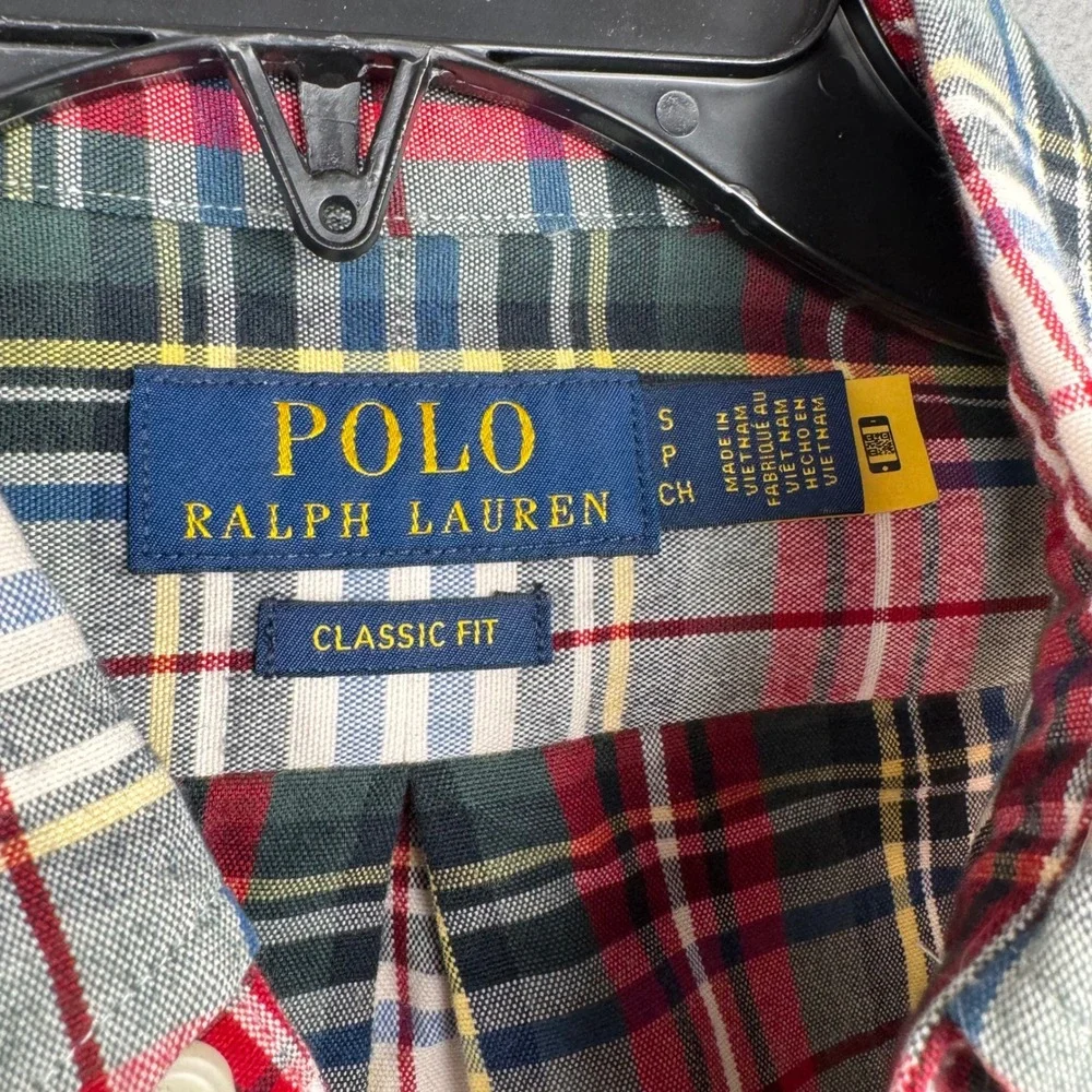 Polo Ralph Lauren Men's Classic Fit Plaid Button Down Shirt Size S‎